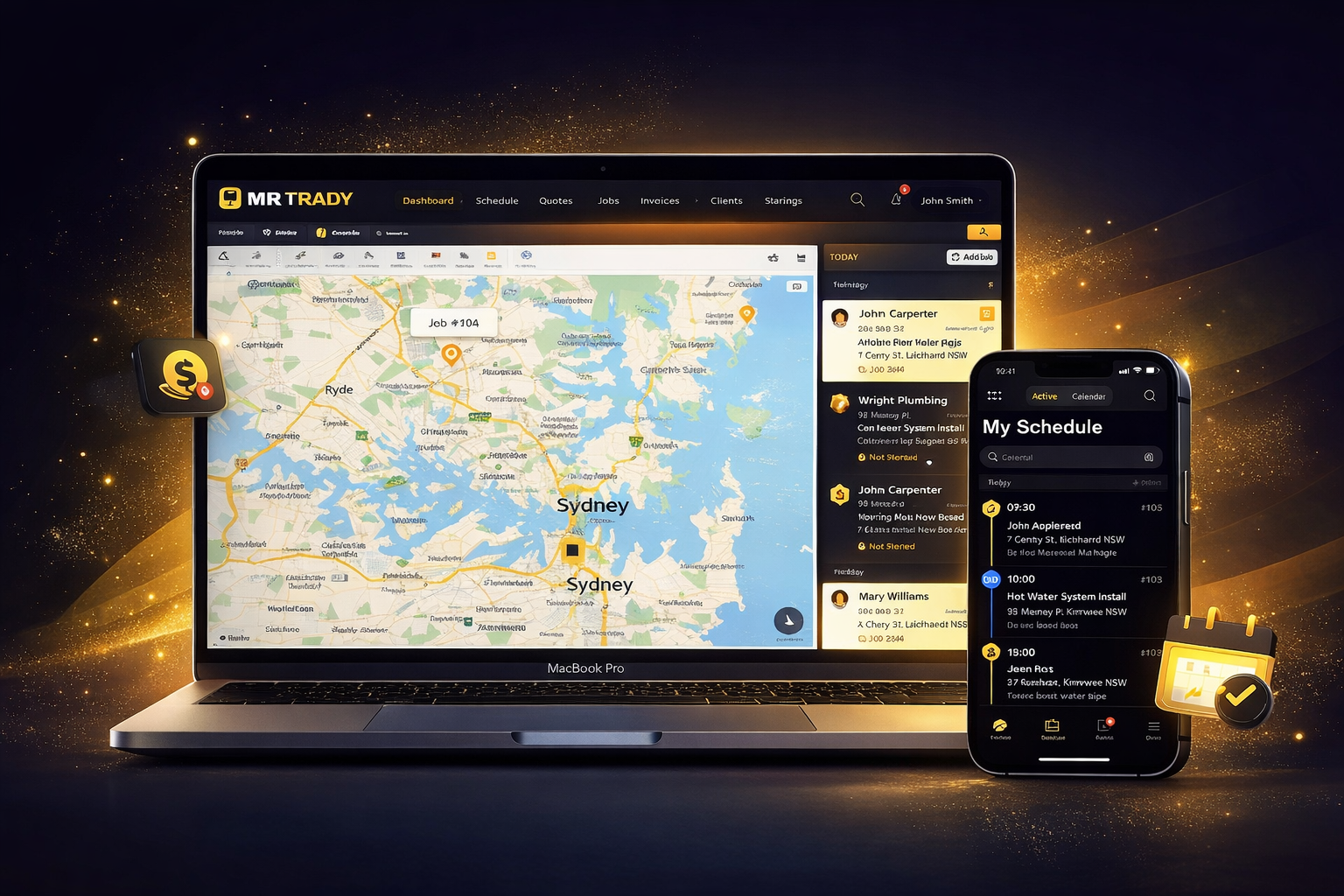 MR TRADY Dashboard & Mobile App